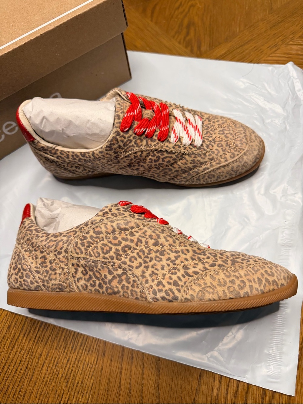 Dolce Vita Women's Leopard-Print Slip-On Sneakers in Brown